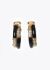 Vintage Fine Jewelry Collectible: '70s Kutchinsky 18K Gold, Onyx & Diamond Earrings - 1