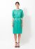                             Jean-Louis Scherrer Emerald Green Silk Dress - 1