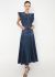 Chloé Resort 2022 Fluted Denim Maxi Dress - 1