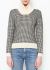 Chloé Houndstooth Ribbed Trim Sweater - 1 Chloé Houndstooth Ribbed Trim Sweater - 1