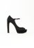 Prada Beveled Suede Platform Heels - 1