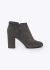 Chanel Suede Chainlink Ankle Boots - 1