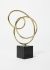 Exquisite Vintage Spiraled Brass Sculpture - 1