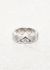 Chanel 18k White Gold & Diamonds Quilted Ring - 1