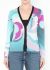 Emilio Pucci Abstract Silk Knit Cardigan - 1 Emilio Pucci Abstract Silk Knit Cardigan - 1