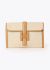 Hermès Rare Jige Crinoline and Gold Leather Clutch - 1 Hermès Rare Jige Crinoline and Gold Leather Clutch - 1