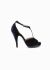 Hermès Midnight Velvet Platform Sandals - 1