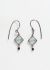                                         Aquamarine & Diamond Drop Earrings-1