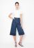 Valentino 2020 Braided Denim Culottes - 1