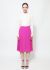 Céline Fuchsia Pleated Silk Skirt - 1
