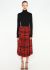 Saint Laurent 1977 Plaid Wrap Skirt - 1