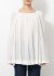                             Flared Cotton Peasant Blouse - 1
