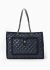 Chanel Tweed Trim Shopping Tote Bag - 1