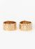 Chloé F/W 2018 Metallic Woven Tilly Cuffs - 1 Chloé F/W 2018 Metallic Woven Tilly Cuffs - 1