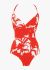 Prada S/S 2001 Floral Silk Bodysuit - 1
