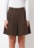                                         Pleated Linen Skirt -1
