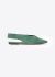 Céline Pointed Suede Slingback Flats - 1