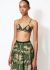 Prada 2003 Tropical Intarsia Silk Skirt Set - 1