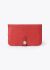 Hermès Red Taurillon Clémence Dogon GM Wallet - 1 Hermès Red Taurillon Clémence Dogon GM Wallet - 1