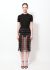 Prada F/W 2000 Striped Silk Skirt - 1