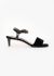 Céline Velvet Slingback Sandals - 1 Céline Velvet Slingback Sandals - 1