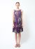                                         Purple Printed Dress-1