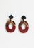                             'Isthme' Lacquered Horn Earrings - 1