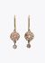 Modern Fine Jewelry 18K Gold & Rose-Cut Diamond Pendant Earrings - 1 Modern Fine Jewelry 18K Gold & Rose-Cut Diamond Pendant Earrings - 1