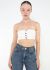 Chanel 1994 Silk Piqué Bandeau - 1 Chanel 1994 Silk Piqué Bandeau - 1