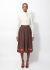Saint Laurent 70s Floral Embroidered Flared Skirt - 1
