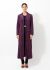                             Anna Sui '90s Purple Suede Coat - 1