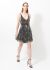                             2014 Bead Embellished Flared Dress - 1