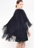 Valentino S/S 2014 Suede Fringe Cape Dress - 1 Valentino S/S 2014 Suede Fringe Cape Dress - 1