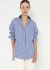 Céline Contrast Striped Cotton Shirt - 1 Céline Contrast Striped Cotton Shirt - 1