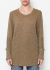 Chanel Metallic Ribbed Gold-Button Jumper - 1