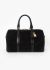 Céline Black Suede Boston Bag - 1 Céline Black Suede Boston Bag - 1