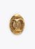 Chanel 1992 Hammered 'CC' Brooch - 1