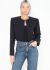 Saint Laurent Vintage Navy Cropped Bolero - 1 Saint Laurent Vintage Navy Cropped Bolero - 1
