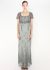 '90s Italian Scalloped Lace Gown - 1