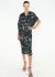 Balenciaga Abstract Silk Cowl Dress - 1