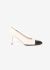                                         Two-Tone Leather Pumps-1