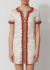                             Resort 2008 Coral Embroidered Dress - 1