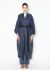 Vita Kin Embroidered Belted Linen Robe - 1