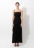                             Haute Couture Black Chiffon Dress - 1