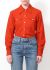 Saint Laurent Vintage Rust Twill Shirt - 1
