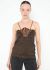 Saint Laurent Vintage Ruched Lurex Seashell Top - 1 Saint Laurent Vintage Ruched Lurex Seashell Top - 1