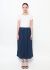 The Row Aegean Silk Blend Midi Skirt - 1