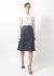                             70s Slitted Grey Wool Skirt - 1