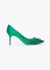 Manolo Blahnik 2020 Hangisi Satin Pumps - 1 Manolo Blahnik 2020 Hangisi Satin Pumps - 1