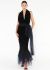 Romeo Gigli '90s Tulle Belted Corduroy Gown - 1